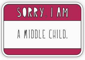 middle child sticker