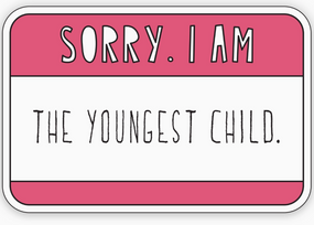 youngest child sticker