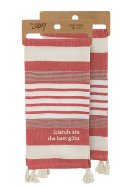 friends are the best gifts kitchen towel