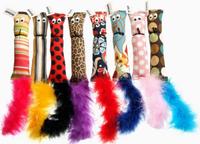 catnip squirrel with tail (assorted)