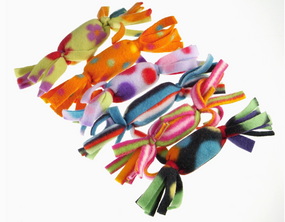 candy shaped cat toy (assorted)