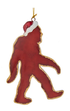 bigfoot silhouette ornament