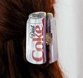 diet coke can hair claw