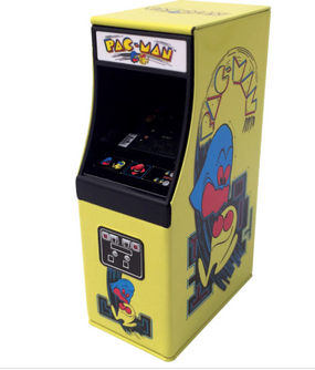 pac-man candy tin