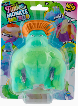 funkee monkee with hair (assorted)