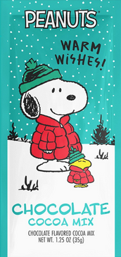 snoopy jacket hot cocoa