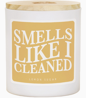 smells like I cleaned candle