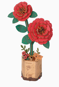 3D wooden flower puzzle