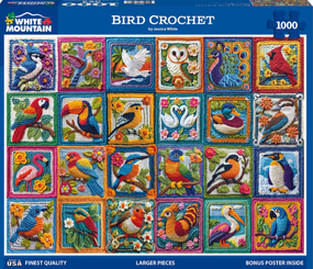 bird crochet 1000 piece puzzle