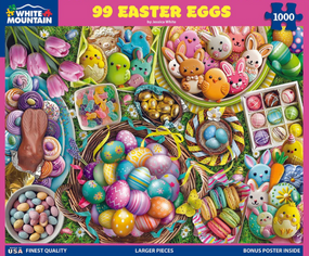 99 easter eggs 1000 piece puzzle