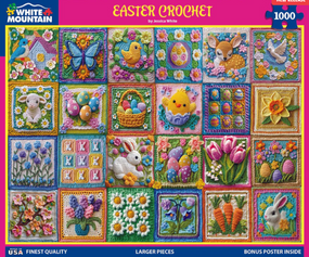 easter crochet 1000 piece puzzle