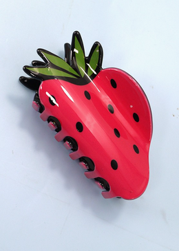 strawberry hair clip