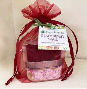 candle & soap organdy gift set