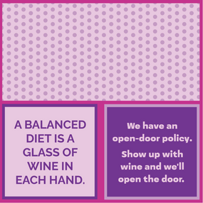 open door policy napkin