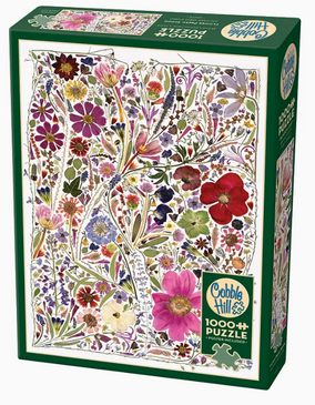 flower press spring 1000 piece puzzle