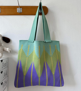 large woven tote bag