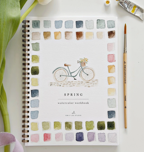 spring watercolor workbook