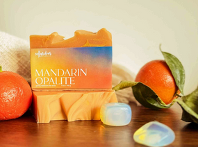 mandarin opalite bar soap