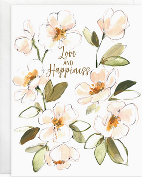 peach flowers | wedding