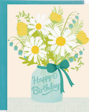 daisy jar | birthday
