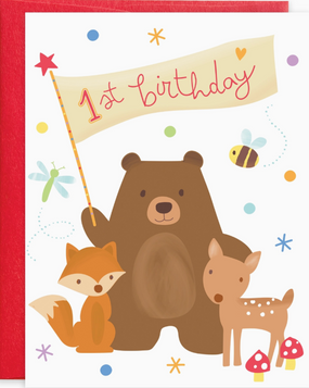first birthday forest| birthday