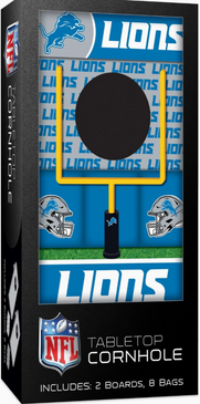 detroit lions tabletop cornhole