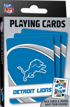 detroit lions playing cards