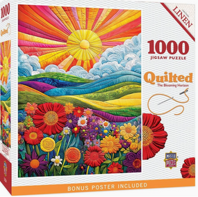 quilted blooming horizon 1000 piece puzzle