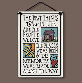 best things in life wall art