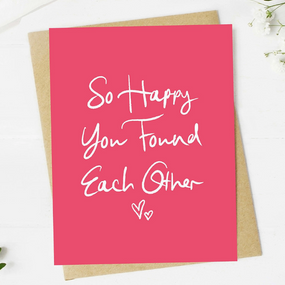 found each other | wedding