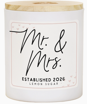 mr. & mrs. candle