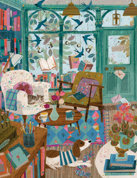 cozy bookstore | birthday