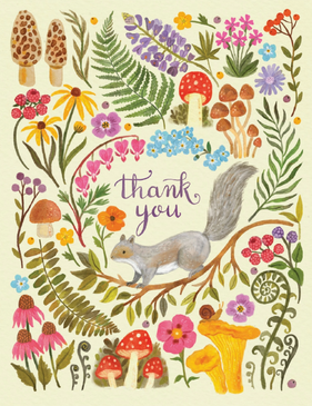 woodland squirrel | thank you