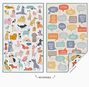 dogs could talk microfiber kitchen towel