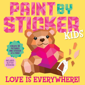 paint by sticker kids - love is everywhere