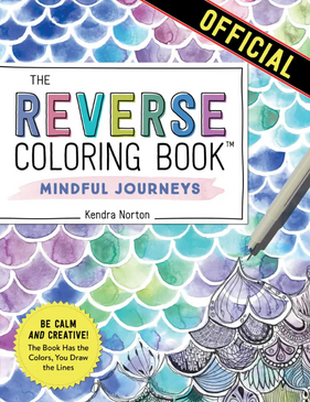reverse coloring book mindful journeys
