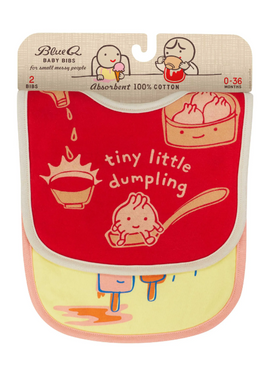 dumpling/meltdown baby bibs