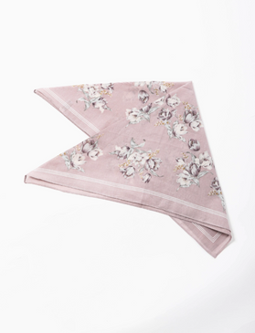 orchid flower bandana