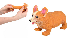 4" stretchy squish corgi