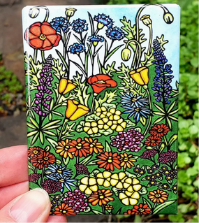 wildflowers magnet