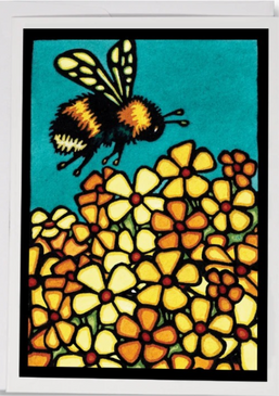 bumble bee card