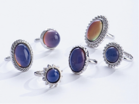 large mood stone rings