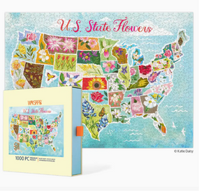 U.S. state flowers 1000 piece jigsaw puzzle