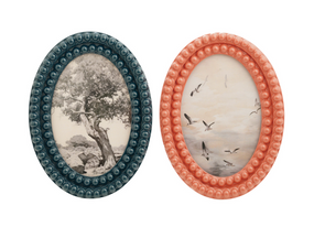 oval 4x6 bobbin photo frame