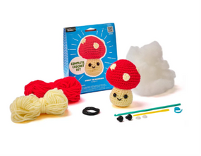 sprout the mushroom crochet kit 3"