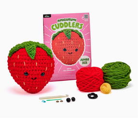 sophie the strawberry cuddler crochet kit 3"