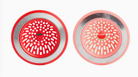 figural sink strainer set