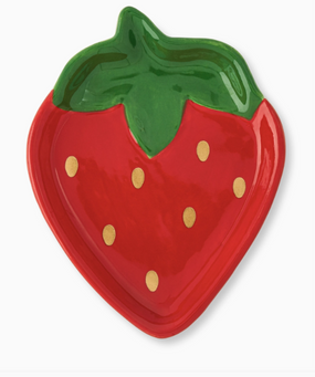 strawberry catchall tray