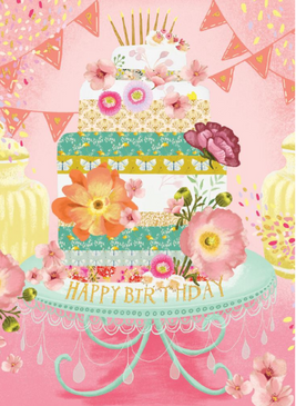 pink cake | birthday