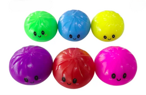squish and stretch neon dumpling